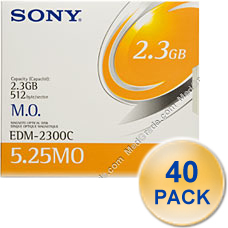 Sony 2.3 GB MO Disk R/W qty 40